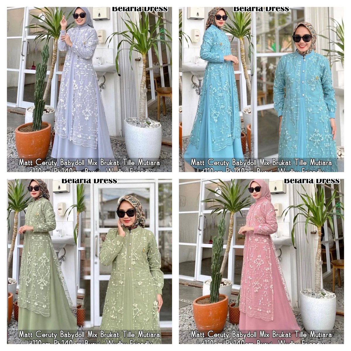 BELARIA DRESS BY AISHAA - KET DETAIL LIHAT FOTO - CERUTY LAPIS TILE BORDIR MUTIARA - ASLI CANTIK - GOOD QUALITY 216.000

instagram.com/saptanaja2023
wa.me/6281259346364