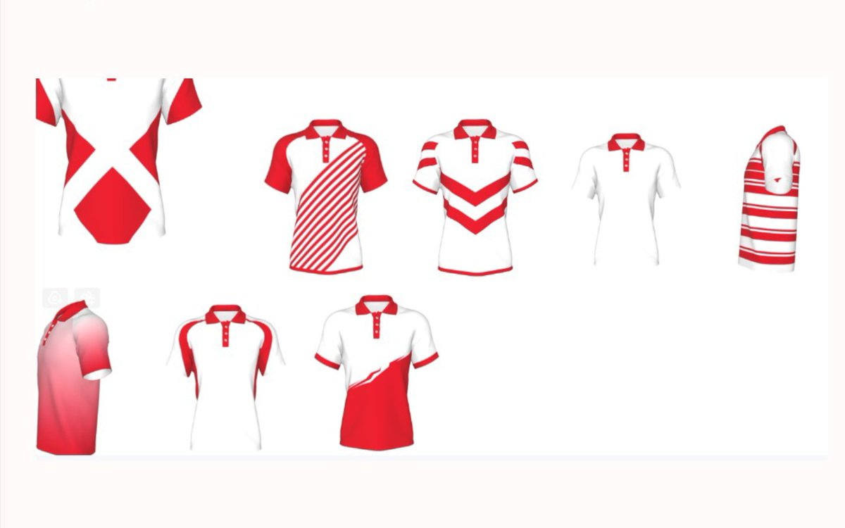 Usually when get asked for sublimation the club know what they want but these guys were open to suggestions so we  put some designs together.   We've been given the go ahead so the tops will be supplied in just 4 weeks and with low minimum orders of 10 items - ask us for a quote