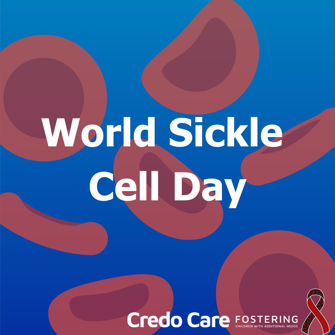 This week, Sickle Cell Day seeks to increase public knowledge of Sickle Cell Disease, and the challenges experienced by patients and families.  At Credo Care, we support our carers in looking after children and young people with complex needs. We agree that awareness is vital 🧬