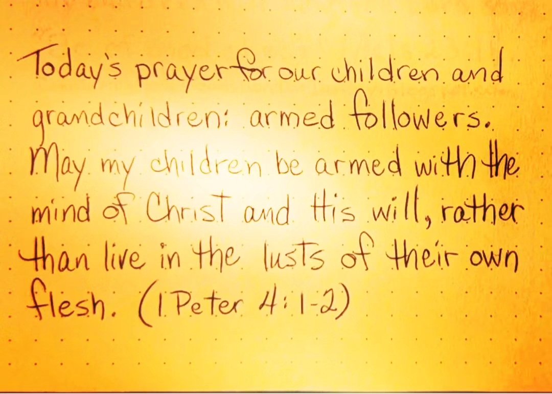 wohlford_connie's tweet photo. Today for our #children and #grandchildren: armed followers.
#mindofChrist #armed #prepared #life #GodsWordOurDestiny #GodKnows #prayforchildren #madeupmind #GodsWill https://t.co/exXzjjnuoM https://t.co/BaGfwPMM3a