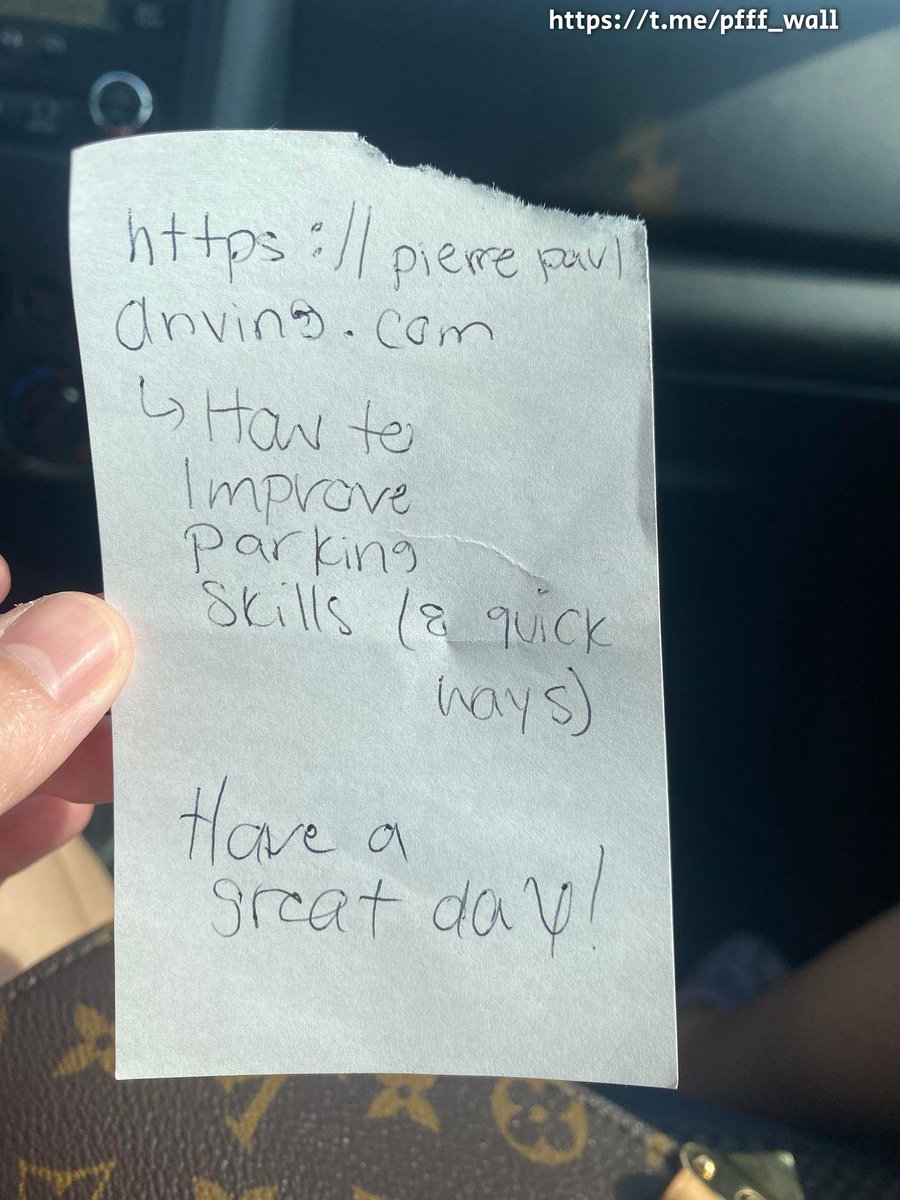 Someone left this on my husband’s car lol #funny #lol