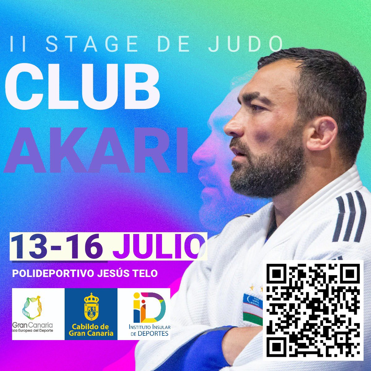 ClubAkari's tweet photo. II Stage de Judo CLUB AKARI 

Que no te lo cuenten !! Escanea el QR.Toda la información  

https://t.co/bcea2DTHyl

#StageClubAkari #judo #judoakari #lasnieves_akari #judoippon #GranCanaria #grancanariadeportes #GCIslaEuropeaDelDeporte #GCEuropeanSportIsland #imd_lpgc https://t.co/cpJoOATO5A