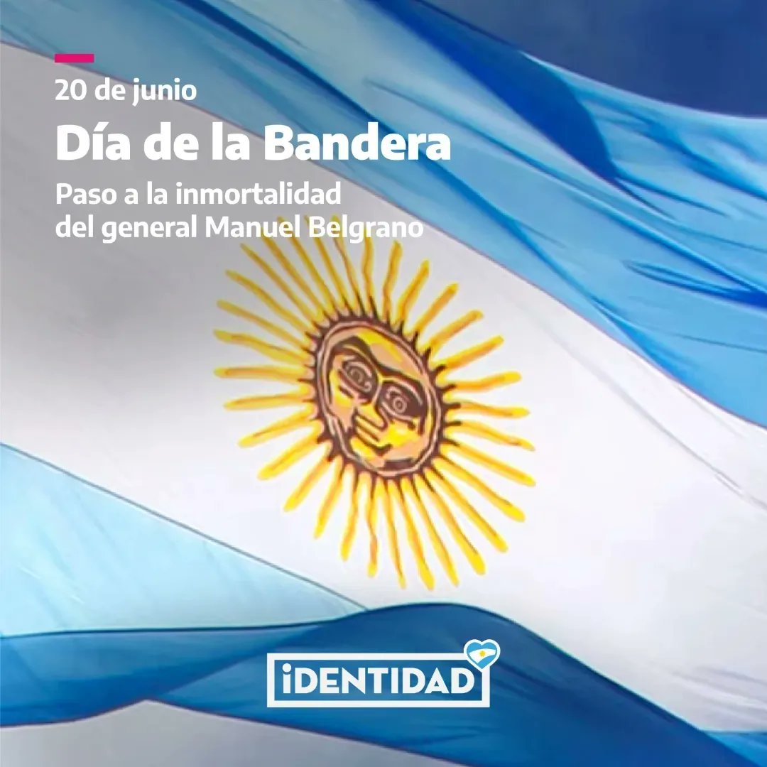 identidad_lanus's tweet photo. 🇦🇷20 DE JUNIO DÍA DE LA BANDERA 🇦🇷

🇦🇷 Se conmemora el Día de la Bandera en homenaje al General Manuel Belgrano fue un brillante economista, precursor del Periodismo nacional, de la Educación Popular, la Industria Nacional y la Justicia Social , que izó por primera vez la bandera https://t.co/vKLj6AxrB3