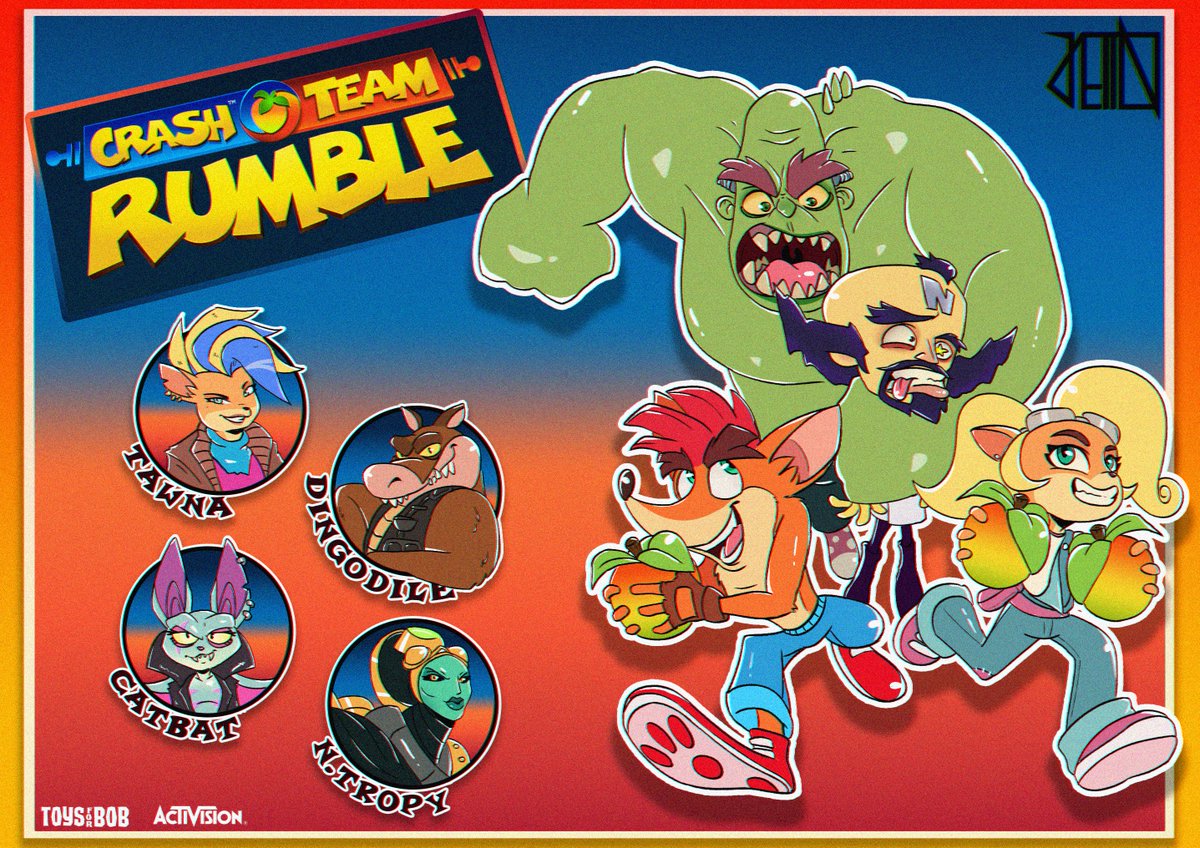 Get ready to RUMBLE! 💥

#CrashBandicoot #CrashTeamRumble
@CrashBandicoot @Activision @ToysForBob