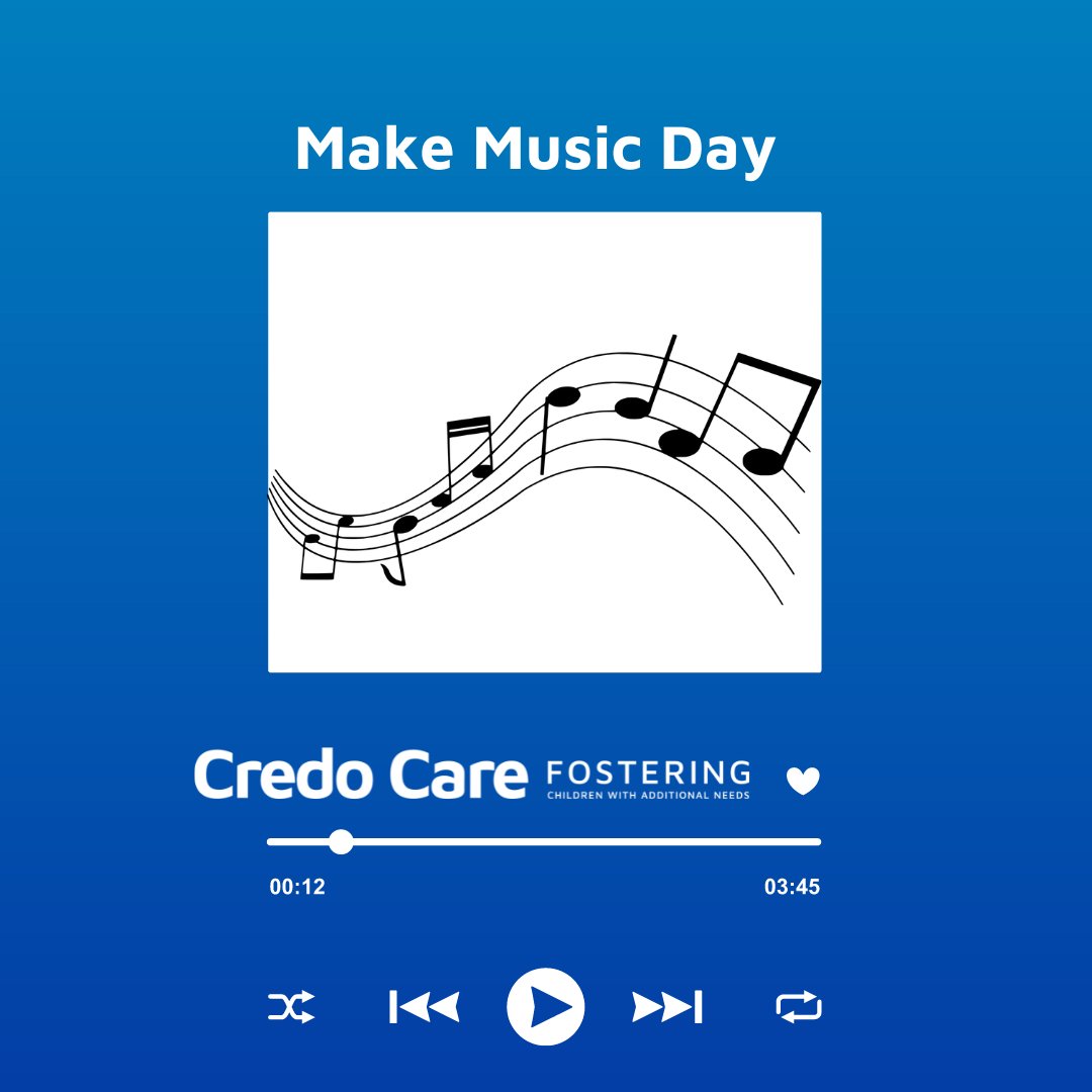 Today is Make Music Day 📷 to view our Credo Care Choir visit this link on our website: credocare.wistia.com/medias/rr9fb8f…
#credocare #fostercare #specialistfostercare #fostercareawareness #fostering #diverse #nobarriers #disabilityawareness #disabilityinclusion #disabilityfostering
