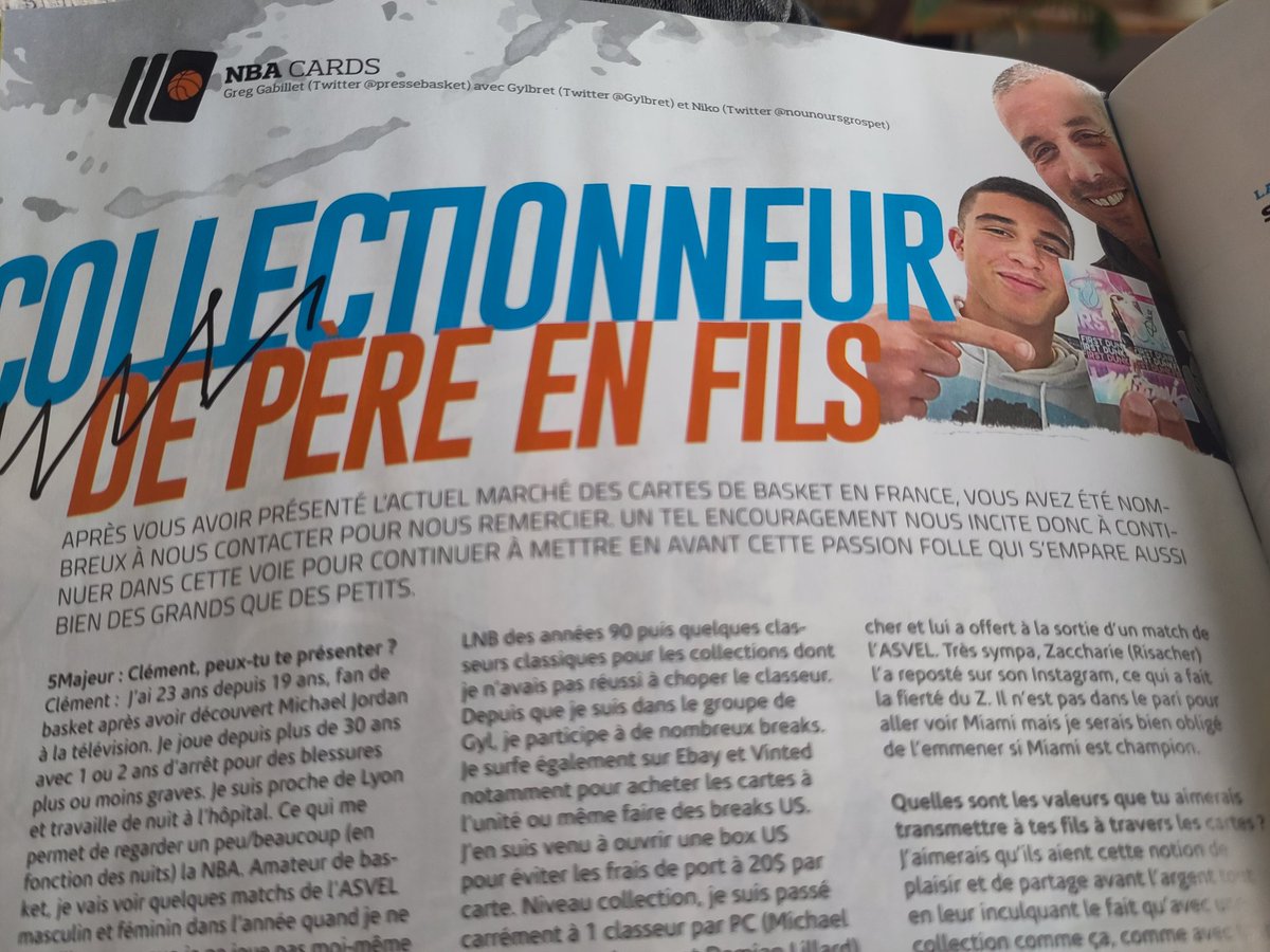 paul_perie's tweet image. Magnifique. #5Majeur se diversifie et parle Route du Rhum avec @Mahery12 
#NBACardsAddict @pressebasket @Gylbret @nounoursgrospet