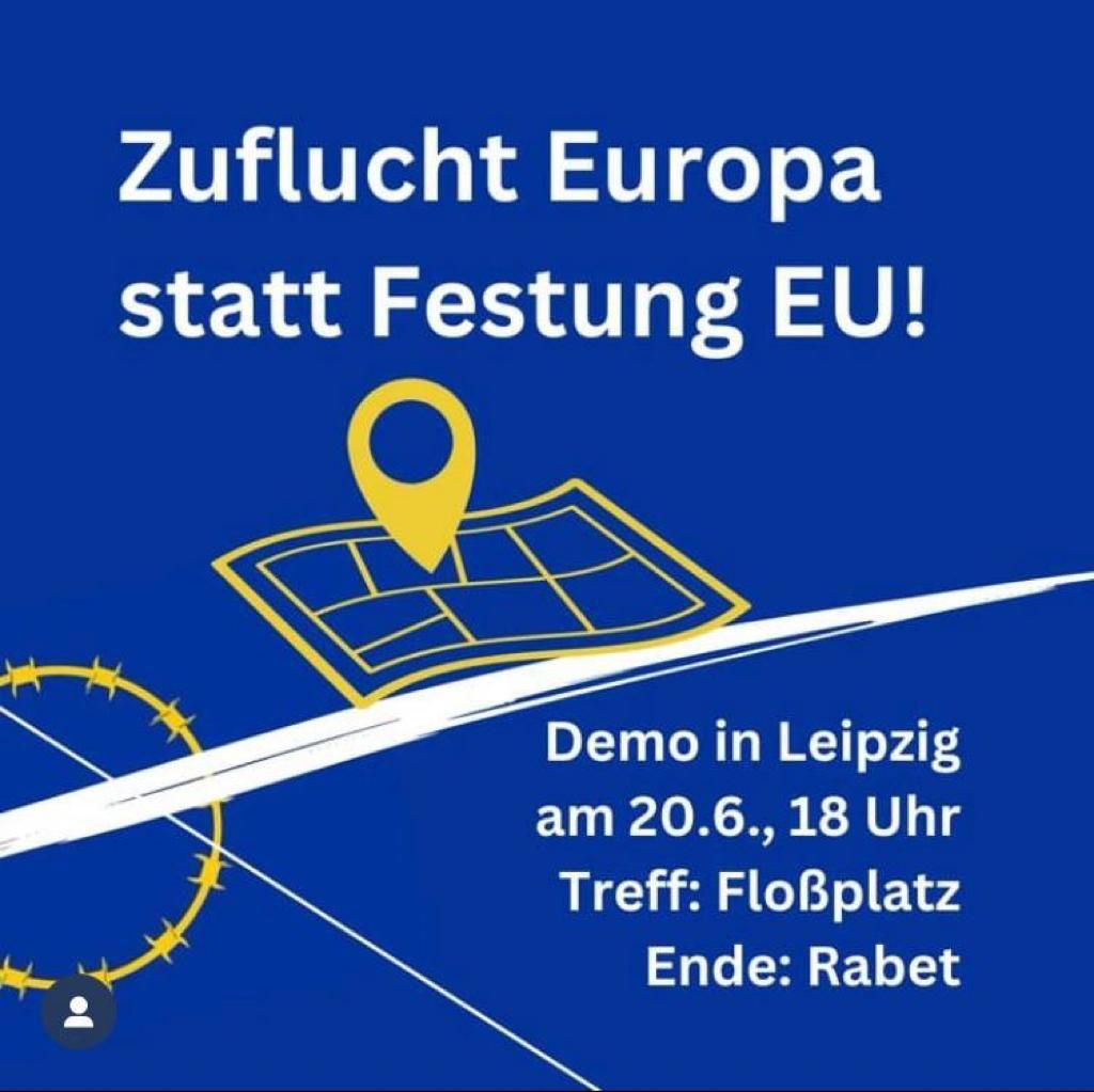 antifa13122000's tweet photo. #LE2006 

Demo
Zuflucht Europa statt Festung Europa 

Wann 20.6. 
BEGINN : 18:00 
Wo floßolatz 
Ende: Rabatt https://t.co/nAw5eVgVeM