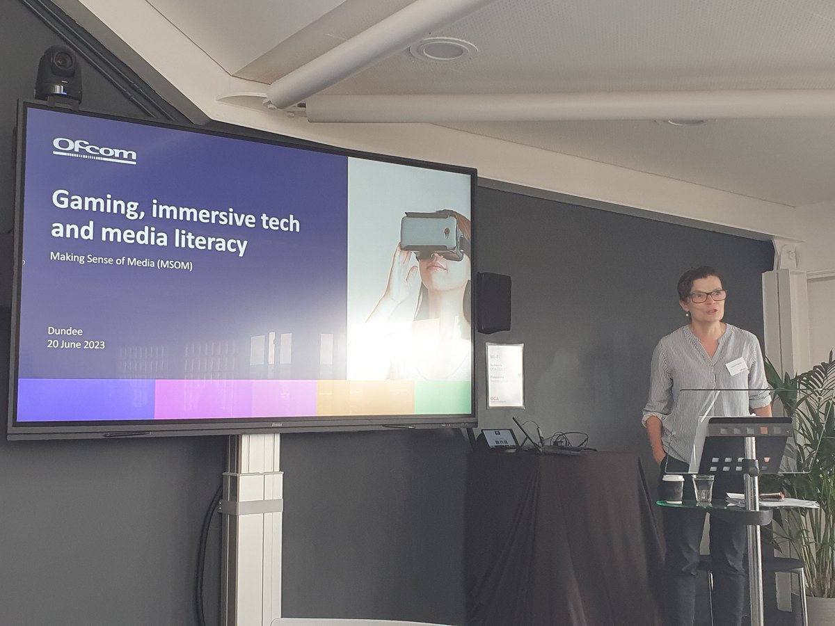 Great to be in Dundee <a href="/Ofcom/">Ofcom</a> Making Sense of Media roadshow. Looking forward to the #digitalyouthwork chat, espy around digital gaming and relationship building. <a href="/youth/">Youth</a>