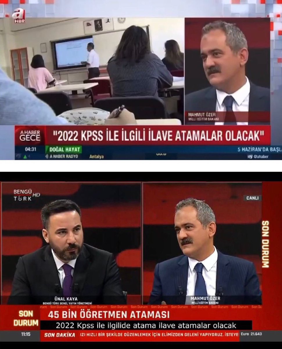 @RTErdogan Seçimden önce Sayın Özer 2022 puanı ile ilave alım yapılacak sözünü vermişti. Seçim bitti bize verilen sözler ne zaman tutulacak?
#EkAtama2022ninHakkı