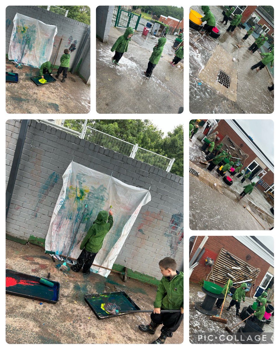 JulieGrainger4's tweet photo. It’s raining, it’s pouring , it’s definitely not boring ☔️🌧️ we love a rainy day in eyfs . @WCommonPS @WCPSc2029 @wcpsc2030 https://t.co/0GI6K4rfWS
