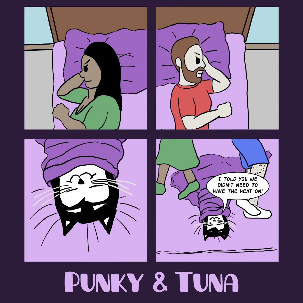 PunkyTunaComic's tweet image. Every. Night. This. Happens.
•
•
•
•
•
#punkytunacomic #punky #blankets #sleeping #bedtime #cold #bed #sleep #kittycomic #catcomic #webcomic #createdonsurface #surfacepro #affinitydesigner #madeinaffinity