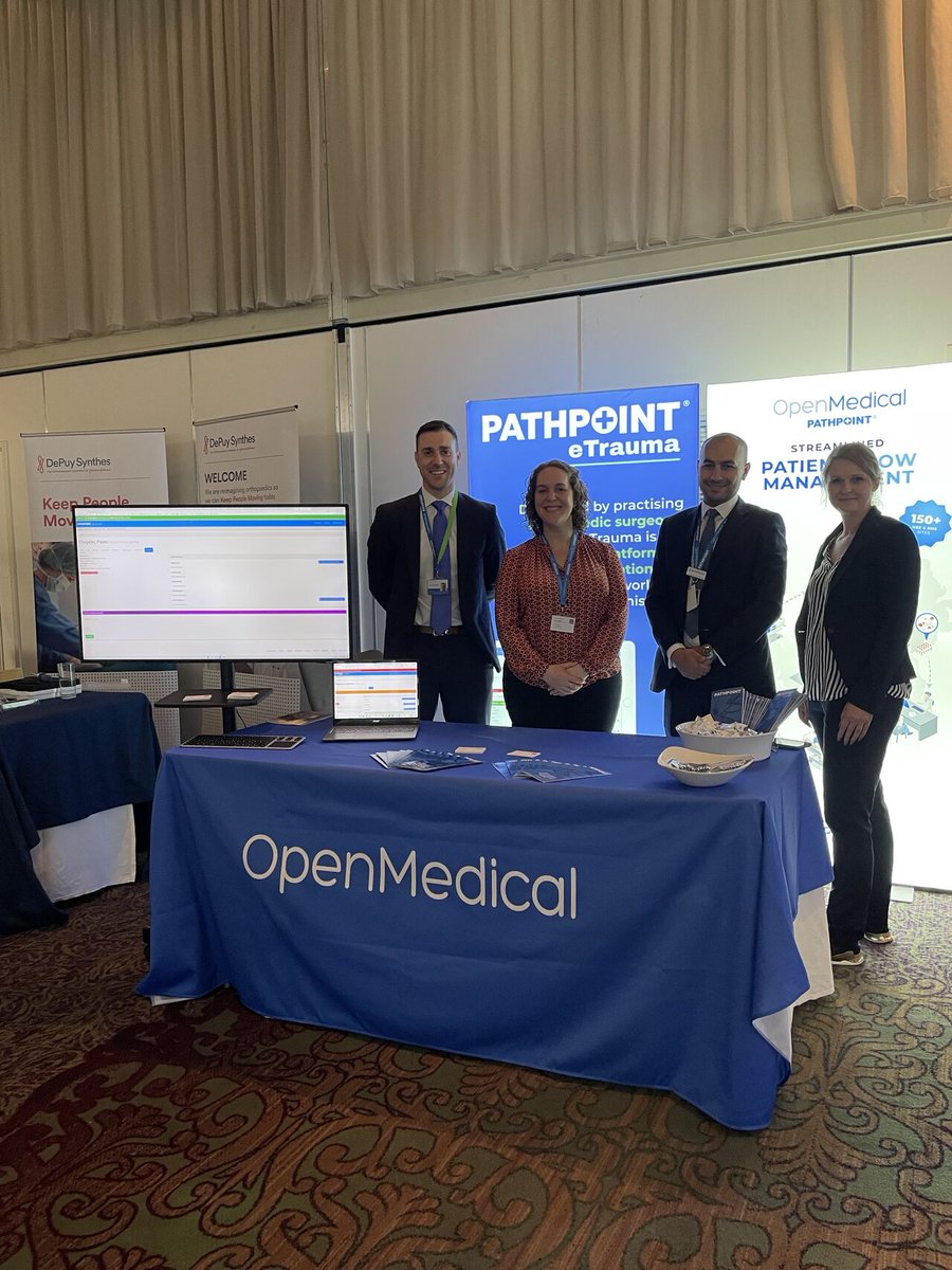 🇮🇪 On Saturday we exhibited at the Annual Irish Orthopaedic Association Congress in Limerick!

It was a fantastic day filled with fruitful discussions on how Pathpoint #eTrauma &amp; VFAC is improving, and can further improve, the #trauma &amp; #orthopaedic patient flows across Ireland!