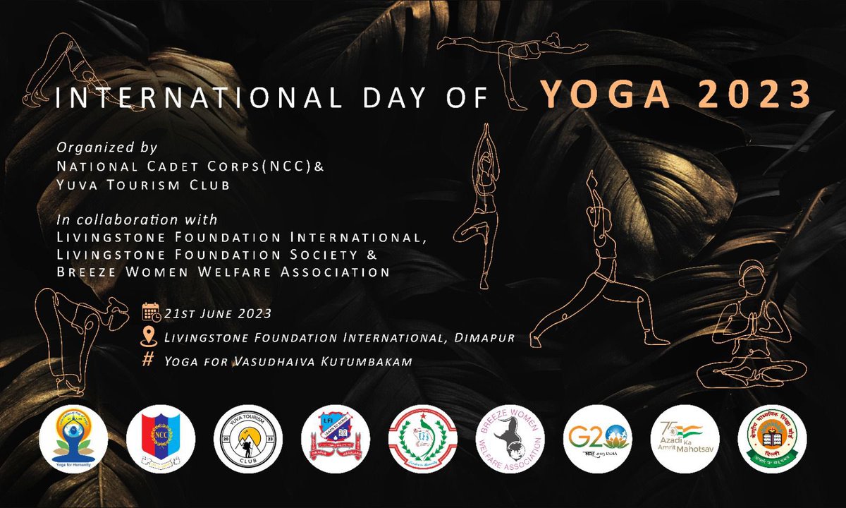 lfinagaland's tweet photo. With just a day left to the big occasion of International Day of Yoga let's pledge to practice yoga daily.  . . . #internationalyogaday

@PMOIndia​​​
@narendramodi
@CBSE​​​​
@G20 India​​​
@MyGovIndia​​​
@Ministry of Education​​
@Janbhagidari​​​
@NLTV​​​​
@Global Window https://t.co/EcyylOa0mZ