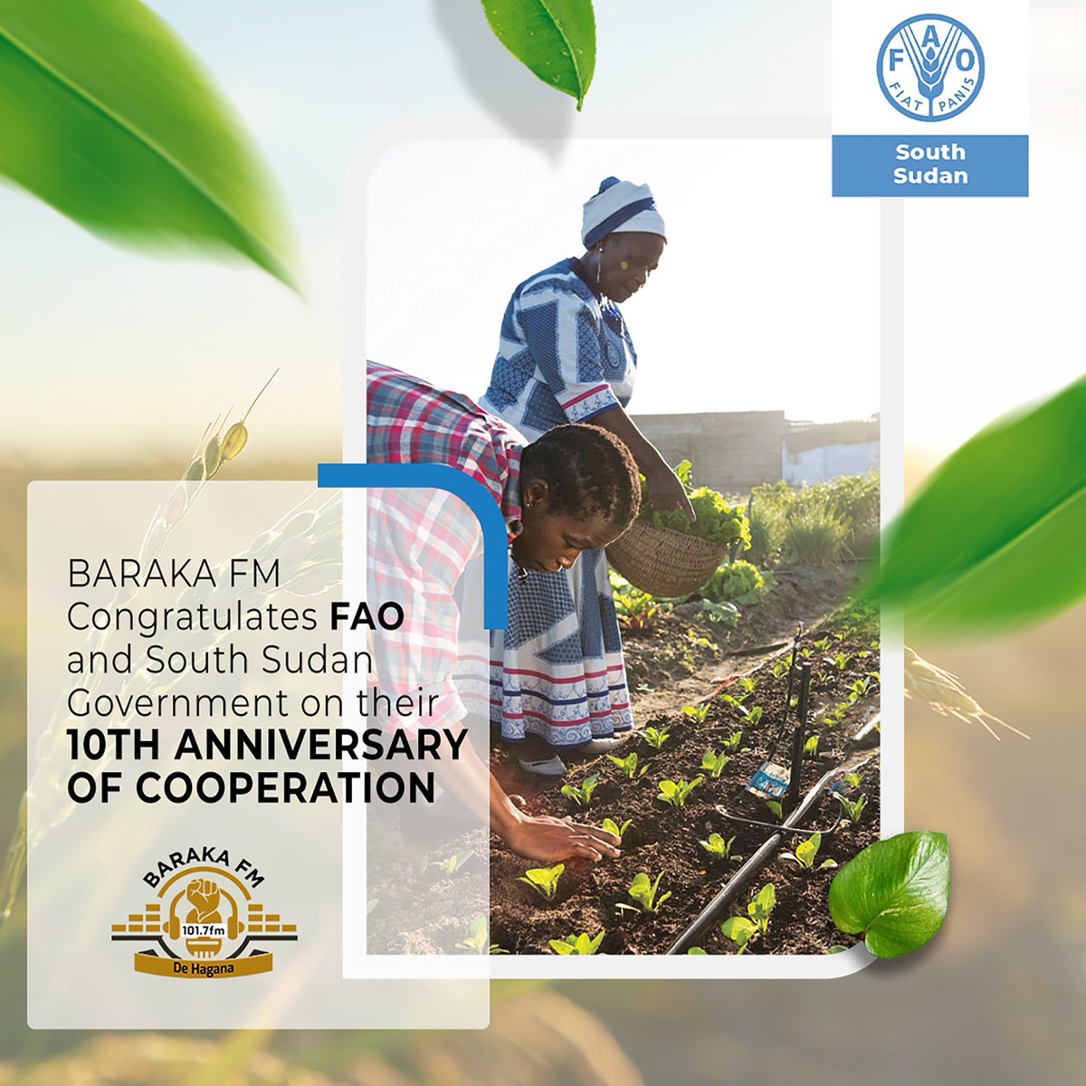 A healthy nation is a wealthy nation. Great things happen when we come together. Congratulations! #Molodo  <a href="/FAOSouthSudan/">FAO in South Sudan</a> <a href="/unmissmedia/">UNMISS</a>  <a href="/FAO/">Food and Agriculture Organization</a> <a href="/SouthSudanGov/">South Sudan Government</a>