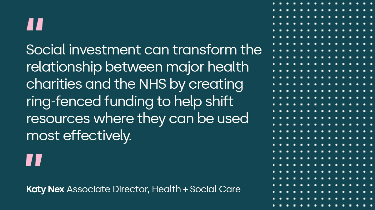 Writing in @HSJnews, Katy Nex, Associate Director in our Health + Social Care team, argues that it's time for the NHS to grab the lifeline of social investment. hsj.co.uk/finance-and-ef…