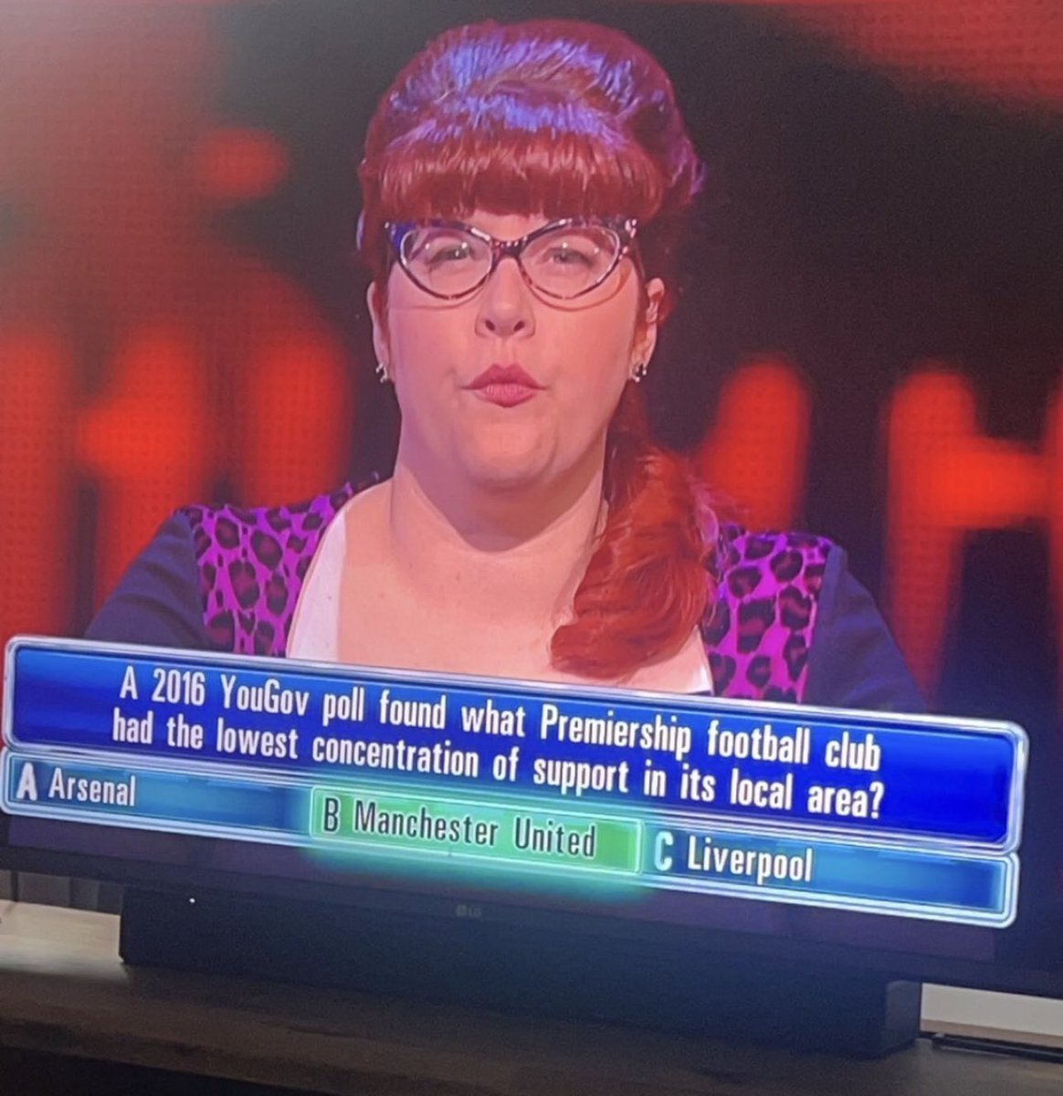 What a question on the chase last night… Bet that boiled some piss! 😬