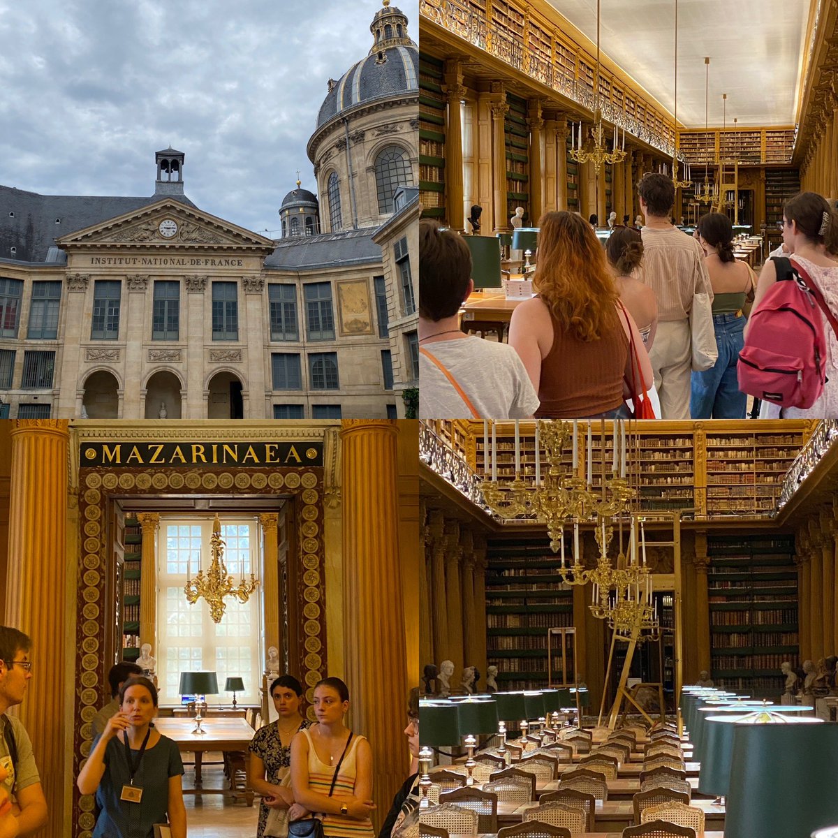 oandurand's tweet photo. Suite des découvertes parisiennes pour les HK de #Fustel de @acstrasbourg . Aujourd’hui les bibliothèques @BibMazarine et de @InstitutFrance . Petit aperçu des fonds révolutionnaires ! Merci aux équipes pour leur chaleureux accueil! https://t.co/Y5JaBj6lzL