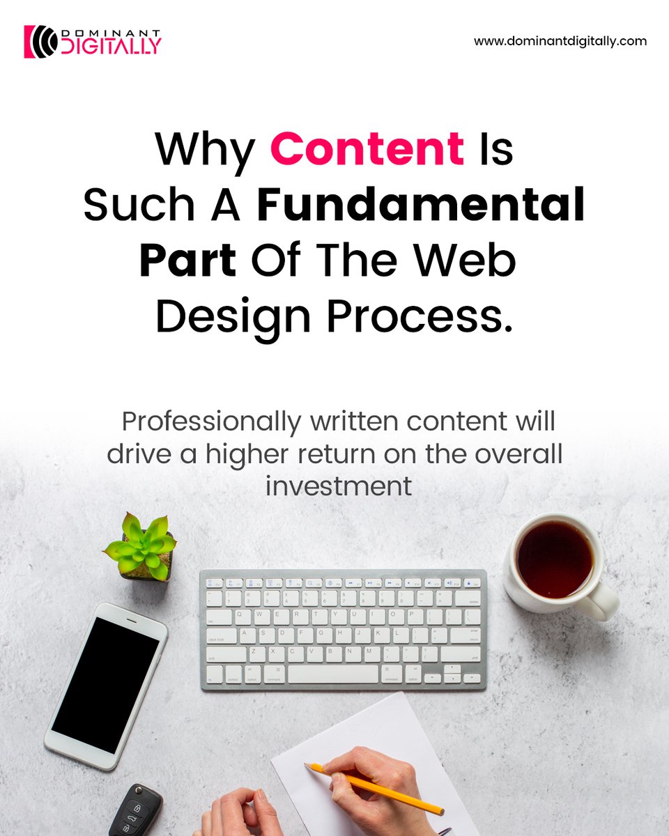 dominant_agency's tweet image. 🖋️ Writing content can be a challenge, but fear not! Clients often struggle, thinking #design and #content are the same. Let me clarify: they're completely separate! 💥

🚀 Invest in #professionally written content will drive a higher return on your overall #investment 💰