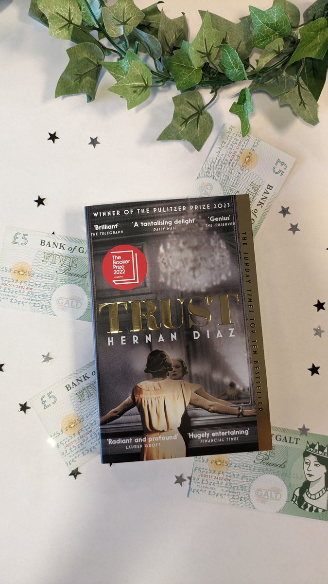 Our Fiction Book of The Month is Trust by Hernan Diaz! 

A story of love, loyalty and deception this is a gripping read which is sure to keep you on your toes as you unravel the truth throughout.