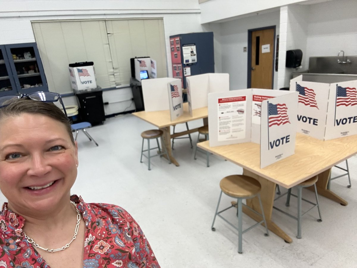 Come out and vote 🗳️ today in the Virginia Democratic Primary! Visit me <a href="/LongfellowFCPS/">LongfellowMS</a> <a href="/fairfaxvotes/">Fairfax County Votes</a>