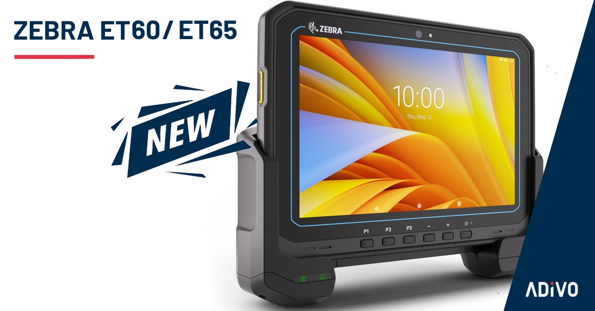 Binnenkort verkrijgbaar! De Zebra ET60 en ET65, nieuwe robuuste tablets van Zebra. Valbestendig tot 1,5 meter en uitgerust met 5G (ET65). Lees meer: sbee.link/mhqwv6y3e9