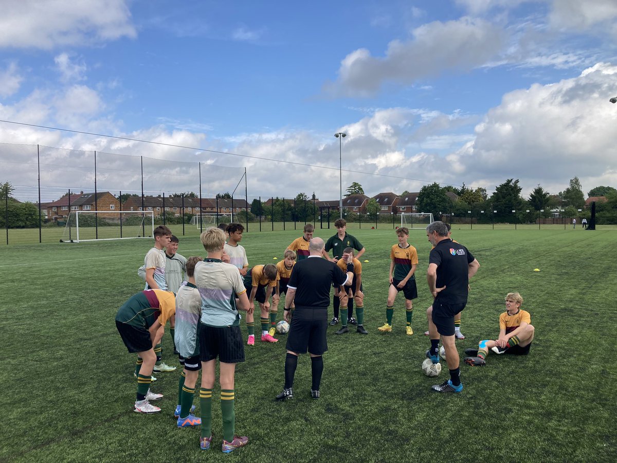 TWBS_SPORT's tweet photo. First Cup Final of the day - Year 9 v Wexham Park to decide District Champs!! https://t.co/urSNMbe5rF