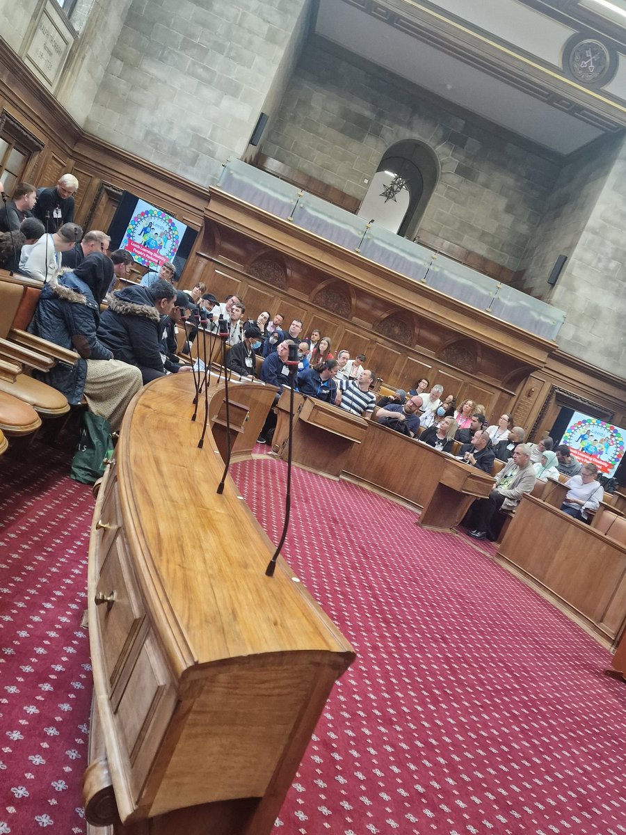 PartygirVicky's tweet photo. Council chamber takeover day tuesday 20th june 2023 foelearning disability week https://t.co/RM6zJAGawh