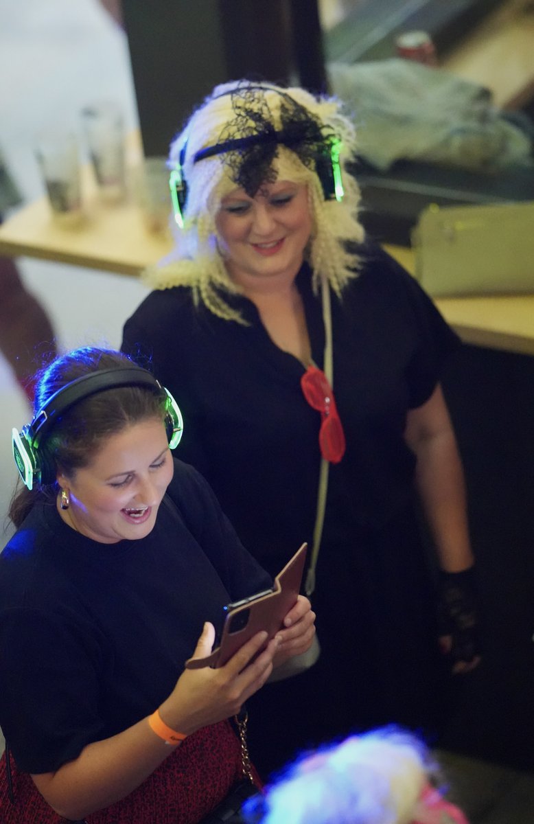 RCHTCharity's tweet photo. Just a few of the stunning photos taken by @RCHTWeCare Comms expert Richard Pearson at our super duper silent disco at @stivesbrewery 

Such a brilliant evening in the expert care of @DeluxXParties Silent Disco Newquay! @Shelley_Marie86 #spicegirls #silentdisco #stives https://t.co/mB3kUVKpPH