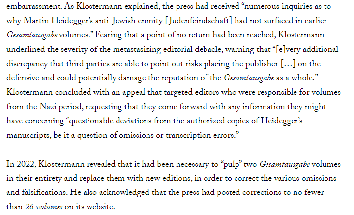 Not often we get a good retraction scandal in philosophy, but Richard Wolin <a href="/LAReviewofBooks/">Los Angeles Review of Books</a> documents a quite incredible story about the past decades of Heidegger scholarship <a href="/RetractionWatch/">Retraction Watch</a> 
 lareviewofbooks.org/article/the-he…