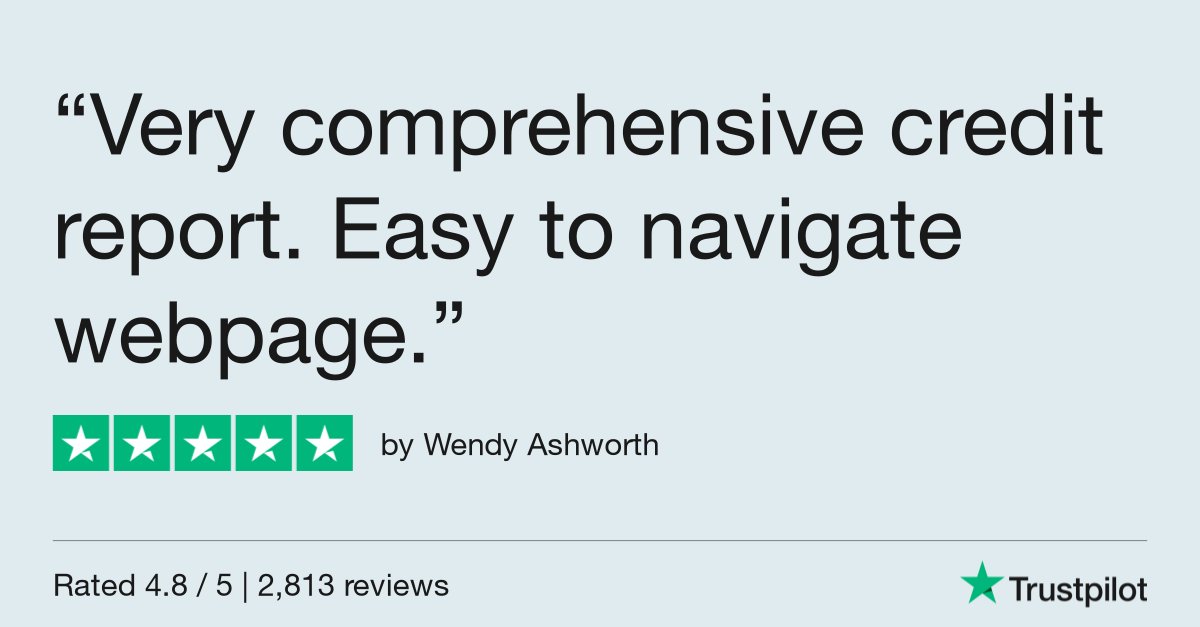 👏 Review of the Day 👏 We are glad you found our webpage easy to navigate, Wendy Ashworth! #trustpilot #creditreport