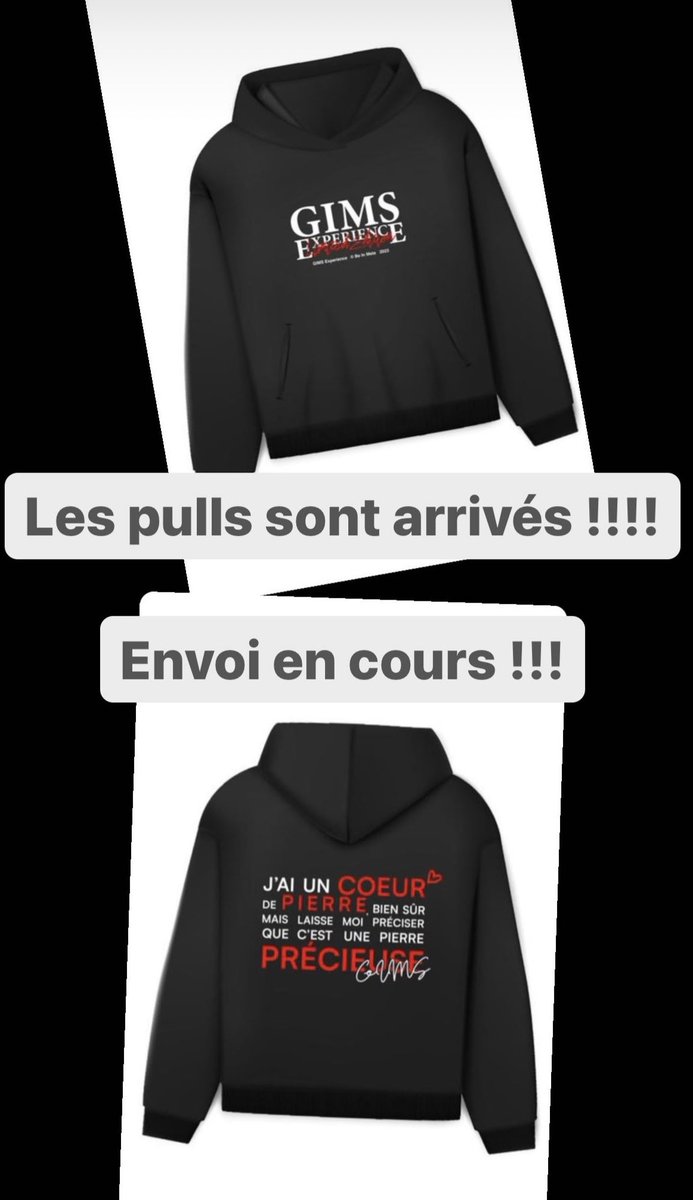 BeInMetaverse's tweet photo. C'est avec une grande excitation que nous vous annonçons que les pulls officiels pour le concert virtuel de Gims sont prêts ! 😍🎉 Les envois sont en cours de préparation.Restez à l'affût pour les prochaines mises à jour sur l'expédition! #ConcertVirtuel #Gims #PullOfficiel https://t.co/uocPr4REop