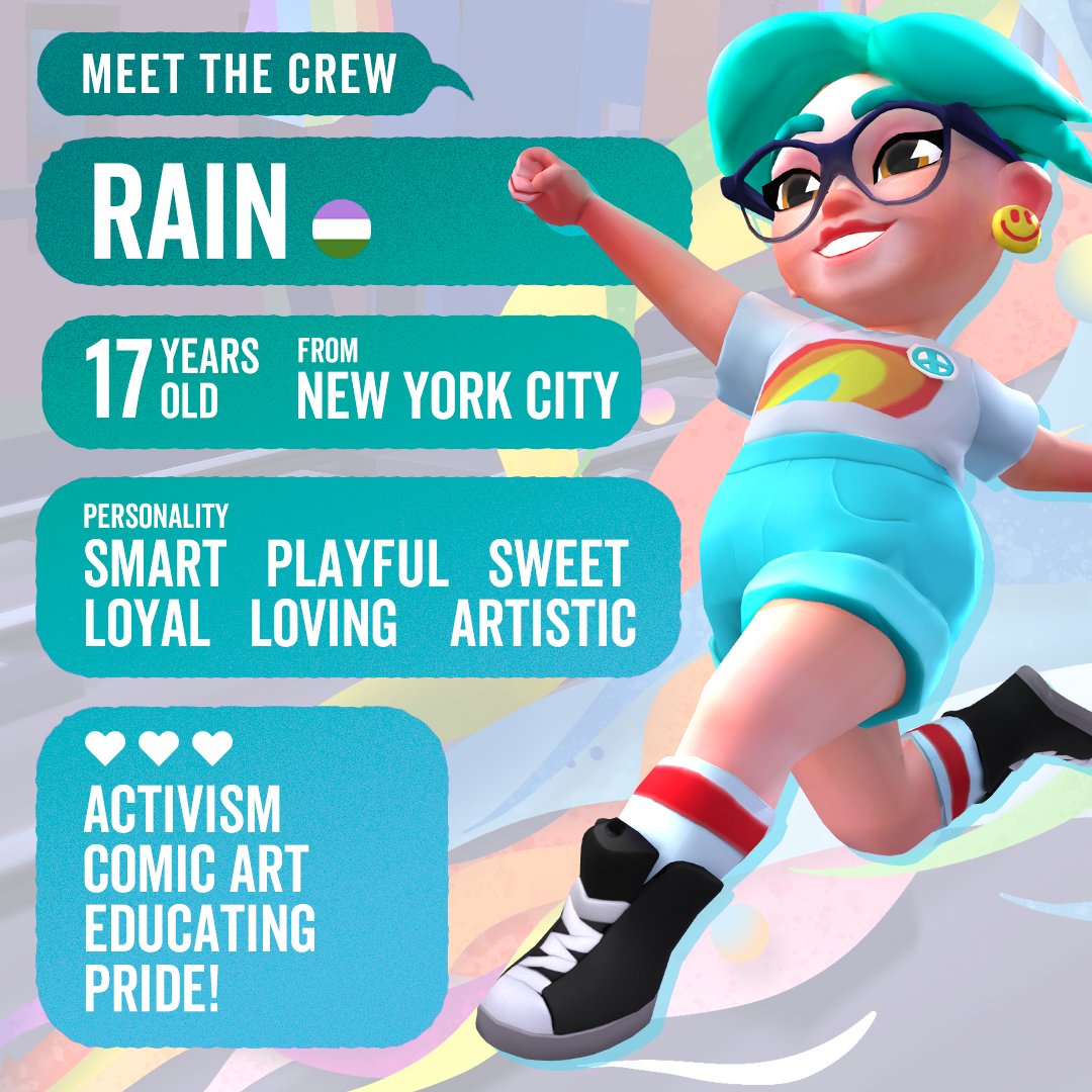 Subway Surfers - Get to know the newest member of the Crew ℹ️