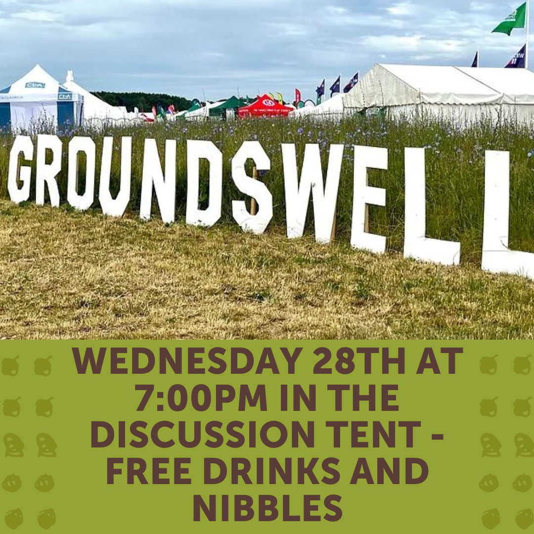 Visiting @Groundswellaguk? Find FarmED's stand / join in The Discussion Tent, Wed 28th June, 7pm. @GREATglos, #FarmED, #emergentgeneration & @CotswoldSeeds friends welcome🍻

#groundswell #groundswell23 #groundswell2023 #regenerativefarming #regenerativeagriculture #agroecology