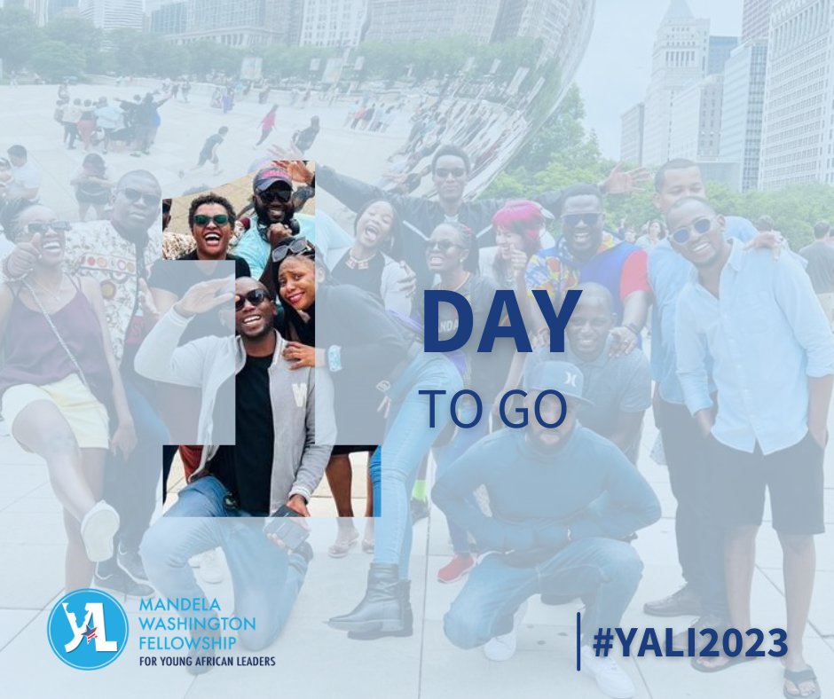 Just 1 day until #YALI2023 #MandelaFellows arrive at their Leadership Institutes! We can’t wait to meet you all and wish you safe travels! @ECAatState @AsstSecStateAF