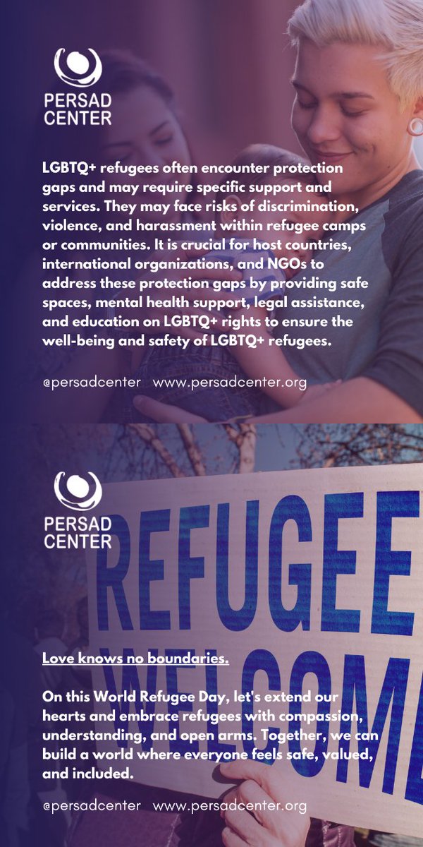 🌍✨ On #WorldRefugeeDay, we honor the resilience of LGBTQ+ and HIV/AIDS-affected refugees. Let's stand in solidarity, create inclusive communities, and amplify their voices. #RefugeeStrong #LGBTQRefugees #HIVAIDSRefugees