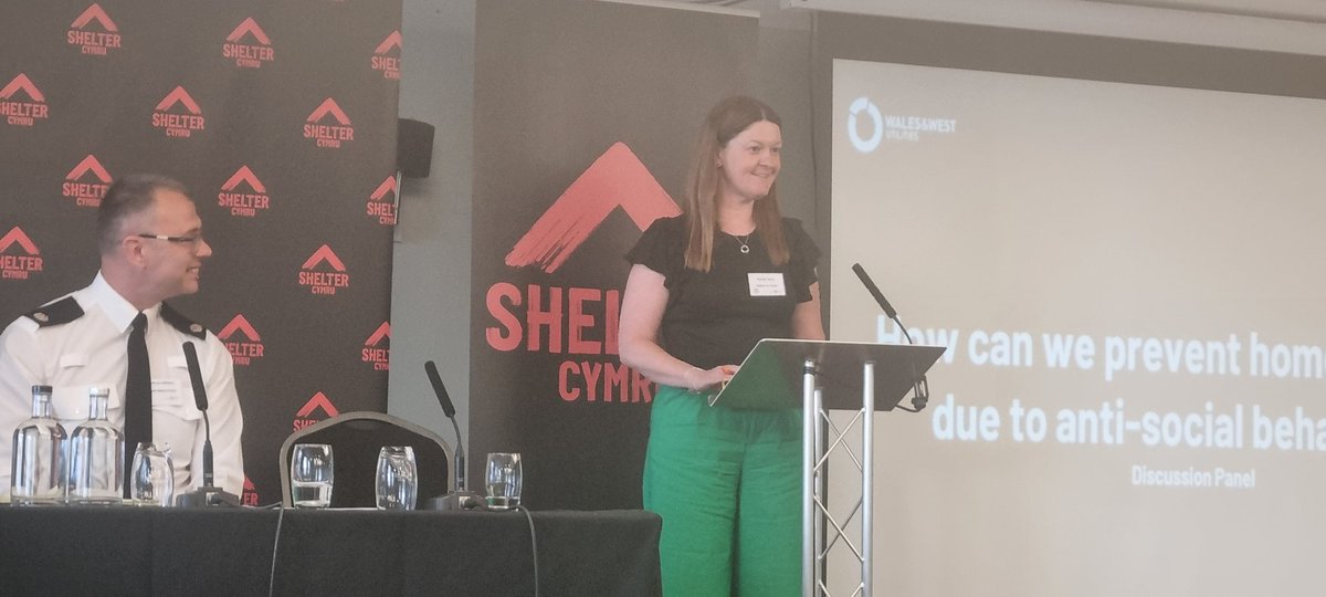 Our very own @ValleysToCoast Head of Housing Natalie Taylor talking at @ShelterCymru #peopleandhomes conference talking about reframing our approaches to anti social behaviour and preventing homelessness.