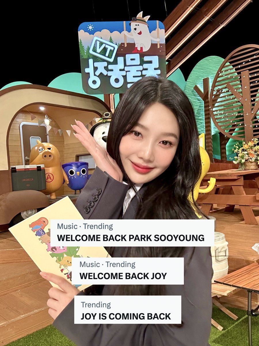 joysooyoungpics's tweet photo. WELCOME BACK PARK SOOYOUNG
#WelcomeBackJoy #조이 #레드벨벳 #레드벨벳조이 #JOY #박수영 @RVsmtown https://t.co/LNhxwGNsdG