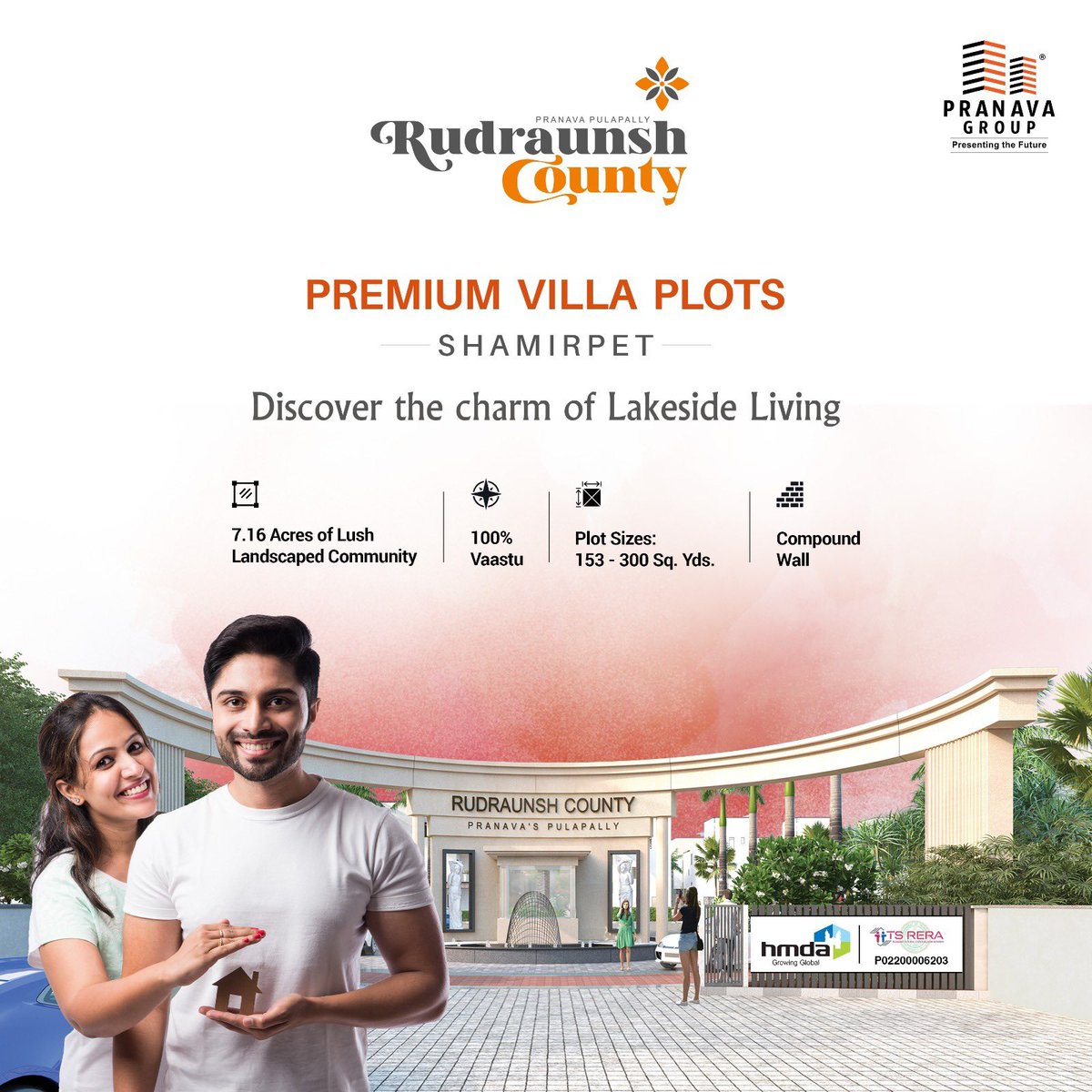 Immerse yourself in the epitome of luxury living at Pranava's Rudraunsh County.

Email: plotsales@pranavagroup.com
Website: pranavagroup.com

#RudraunshCounty #LuxuryLiving #Shamirpet #OpenPlots #Hyderabad #Telangana #InvestmentOpportunity #PranavaGroup