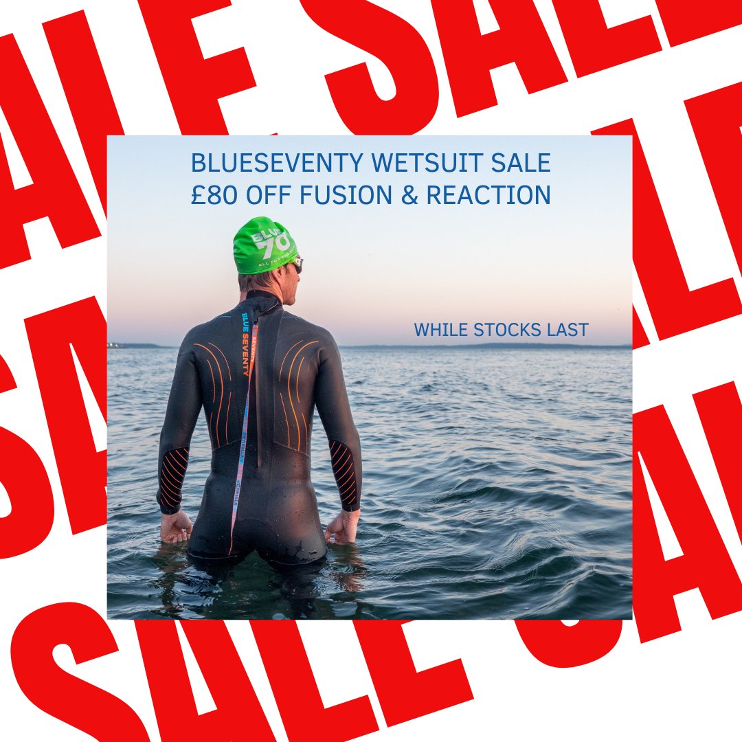 BlueSeventy Wetsuits, £80 off Fusion &amp; Reaction Suits. While stocks last.
Great open-water swimming suits, quality, flexible neoprene.
swimthelakes.co.uk/product-catego…
.
.
#openwaterswimming
#wetsuits #sale