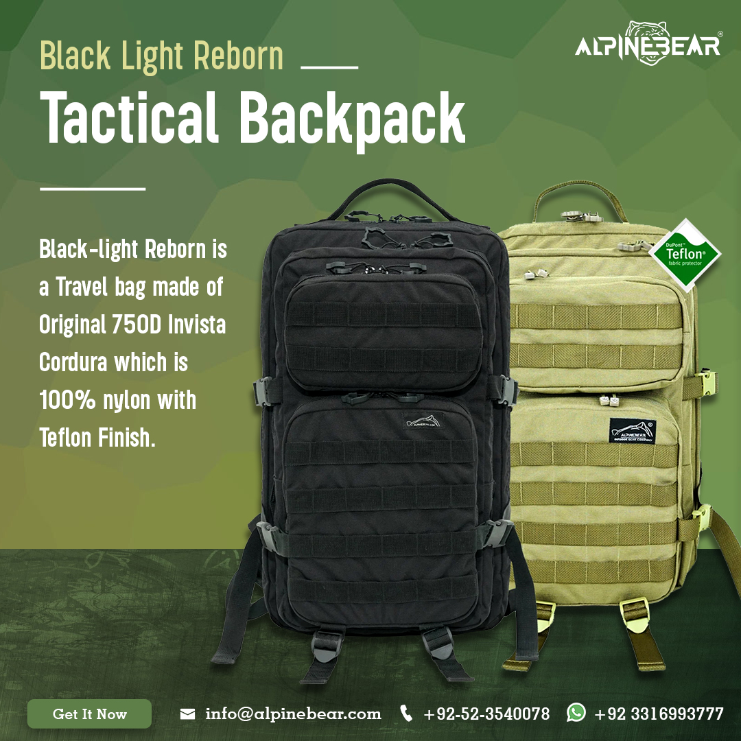 alpinebearind's tweet image. 👉 Have a padded place to store up to 17″ laptop, can expand up to 30cm in depth &amp;amp; store user essentials like clothes, first aid, and many other essentials for travel or 3-day hike.

Black Light Reborn Tactical Backpack: bit.ly/3Pl3Gws

#besttacticalbackpacks #custompack