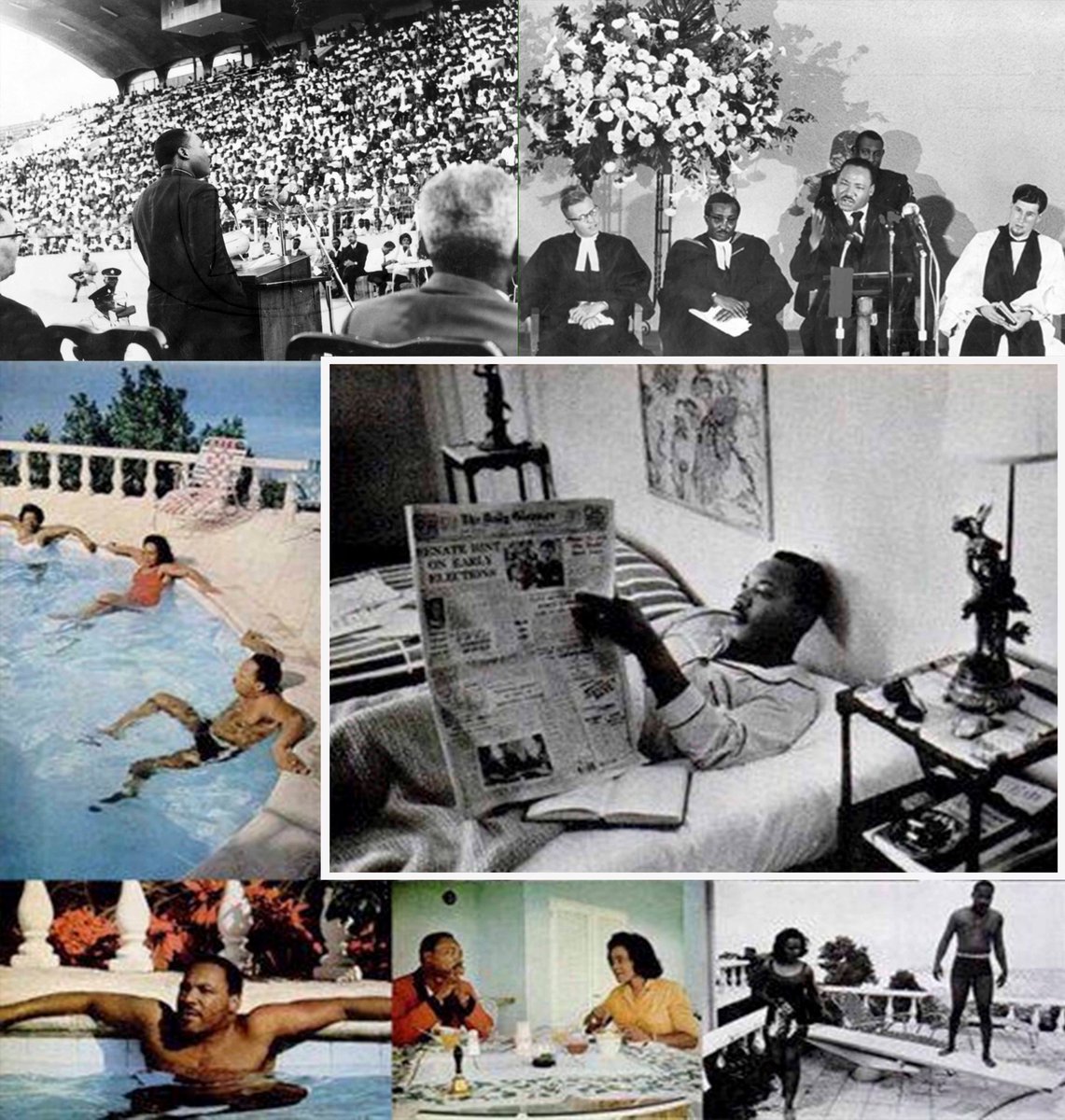 58 years ago today, on 20 Jun 1965 Martin Luther King Jr. addressed the graduates at U.W.I. Mona. The following day, he received the Keys to the City of #Kingston, #Jamaica at a packed National Stadium, saying he never felt more at home anywhere else in the world. #MLK