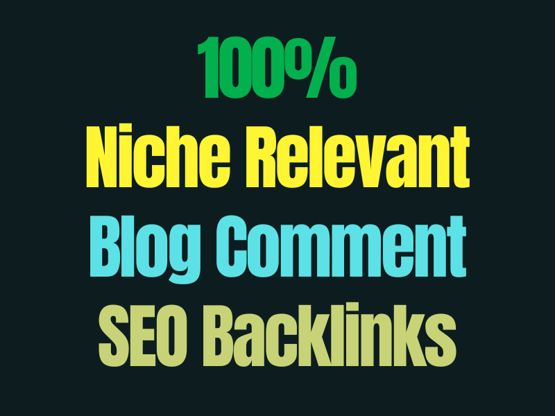 100% Niche Relevant Blog Comment Backlinks
Check out: fiverr.com/s/j069Zw

#blogcomment #seobacklinks #linkbuilding