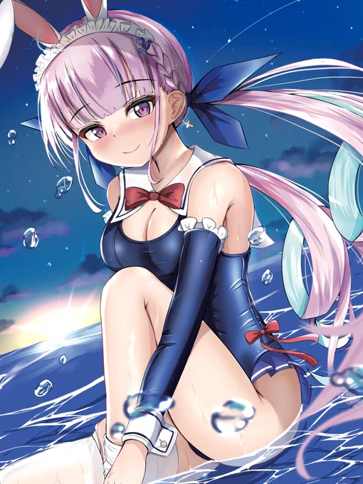 海のメイド 湊あくあ #あくあーと