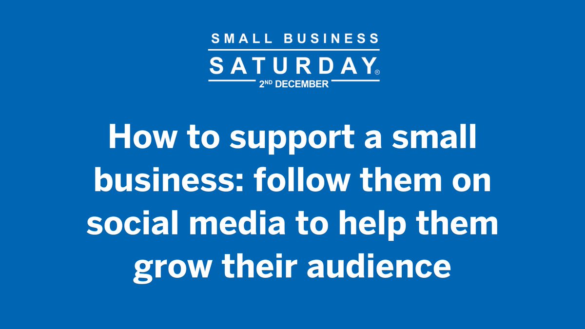 Help your favourite small businesses reach new customers: follow them on social media, share your small business recommendations online and tell your friends!