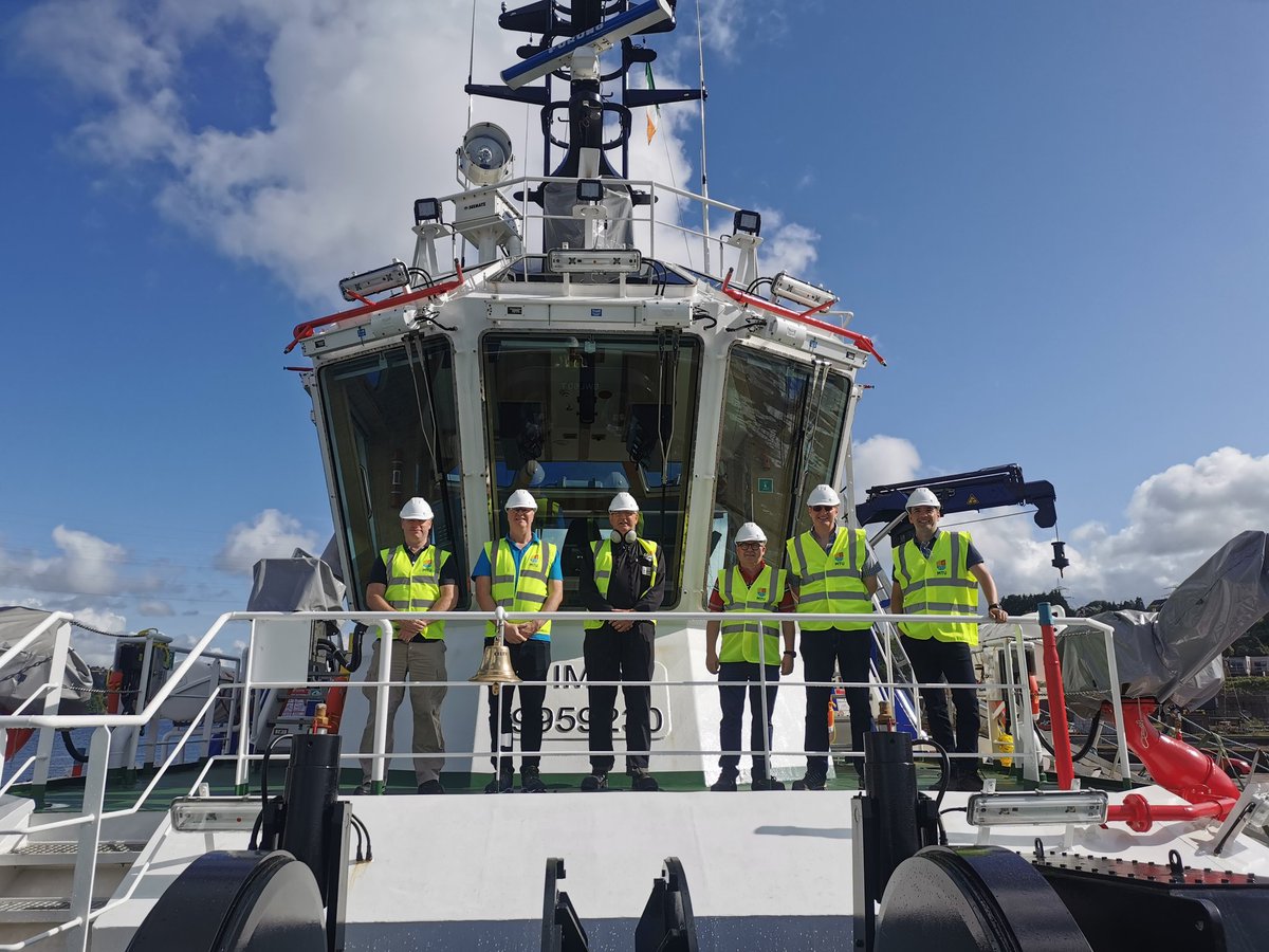 Thanks very much to Brendan Courtney <a href="/IrishMainport/">Mainport</a> for facilitating a very insightful tour of their new Tug and survey vessel at Cork dockyard to <a href="/NMCI_Ireland/">NMCI</a> <a href="/MTU_ie/">Munster Technological University</a> Electrical and Engineering Lecturers. <a href="/danmanning42/">Dan Manning</a> <a href="/BrianDevitt/">Brian Devitt</a>