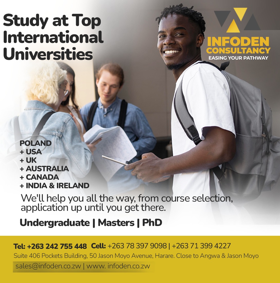 Study in INDIA,  POLAND, USA, UK, AUSTRALIA, CANADA and IRELAND.

We're here to assist you, get in touch. We help you for free

 wa.me/263783979098
 Calls/ Text
+263783978098 | +263713994227 |+263242755448
Email: info@infoden.co.zw

#poland #india  #studyincanada #studyinusa