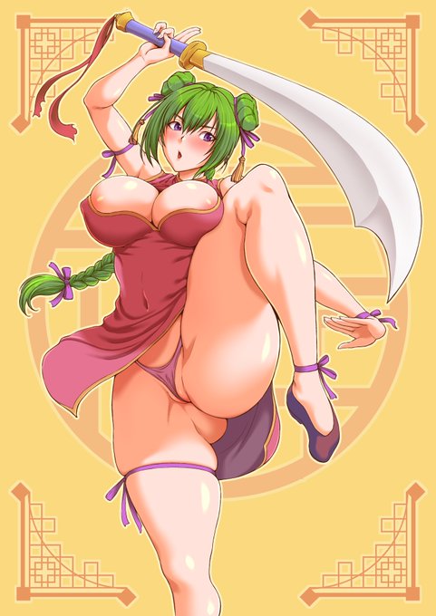 色々こぼれそうな中華娘 