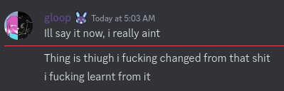 GloopBurner's tweet photo. "i changed!"

the only thing you changed was your sexual preferences.

i can ask multiple people and they'll say that you haven't changed

stop lying ffs https://t.co/WPFhZE98H4