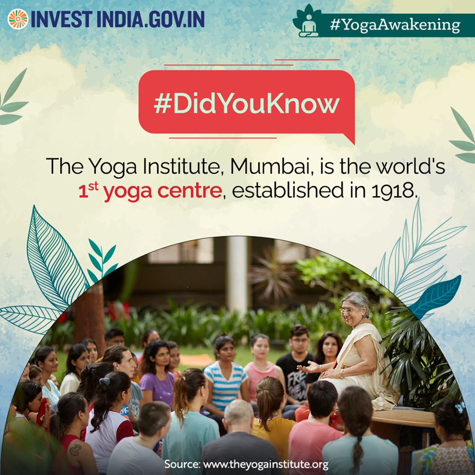 #YogaAwakening

The Yoga Institute is transforming millions of lives through the practice of India’s ancient art that combines physical, mental and spiritual disciplines. 🧘🏻‍♂️🧘🏻‍♀️

#InternationalYogaDay #YogaDay #Yoga #Wellness #IDY2023 #TheYogaInstitute @MoHFW_INDIA