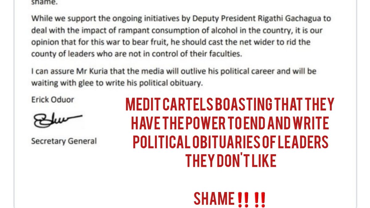 TheOrdinaryKing's tweet photo. The media should use the platform to feed the people with the country progress not feeding the people with insults,lies and negative comments everytime about the government.

#CSMusaIsRight
Rogue NMG 
 MITI CS MsemaKweli https://t.co/YQV56PXjwQ